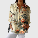 Camisa liviana y vibrante con diseño estampado