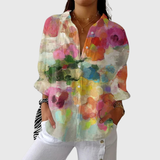 Blusa estampada ligera y vibrante