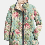Carys | Chaqueta Acolchada con Diseño Floral Vintage