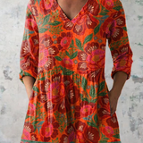 Felicità | Blusa Ampia con Scollatura a V