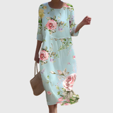 Chic and Comfortable Long Flowing Dress