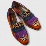 Fallon™ | Mocasín Leopardo en Color Marrón