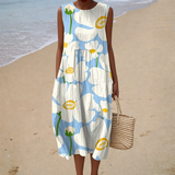 Cozy Sleeveless Summer Dress