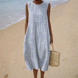 Cozy Sleeveless Summer Dress