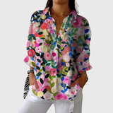 Vibrant Printed Blouse in Lightweight Fabric
