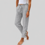 Raquelle - Pantalones Casual de Rayas