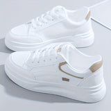Zapatillas blancas elegantes de comodidad ligera