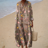 Vestido de Verano con Estampado Realzador