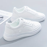Zapatillas blancas elegantes de comodidad ligera