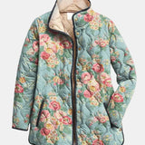 Elara | Chaqueta Acolchada con Estampado Floral
