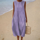 Cozy Sleeveless Summer Dress