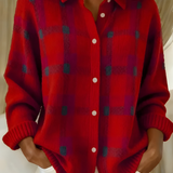 Candela | Chaqueta de Punto de Cuadros