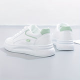 Zapatillas blancas elegantes de comodidad ligera
