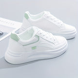 Zapatillas blancas elegantes de comodidad ligera