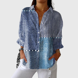 Blusa liviana y vibrante con diseño estampado