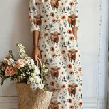 Vestido Bohemio de Largo Fluido