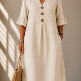 Leonor™ | Vestido con Botones