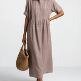 Lysandra™ - Vestido camisero fluido de verano