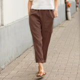 Kriza - Pantalones Amplios con Bolsillos