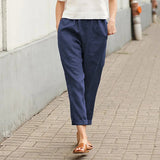 Kriza - Pantalones Amplios con Bolsillos