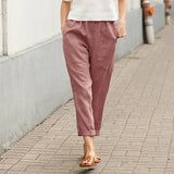 Kriza - Pantalones Amplios con Bolsillos