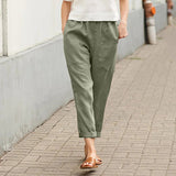 Kriza - Pantalones Amplios con Bolsillos