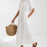 Lysandra™ - Vestido camisero fluido de verano