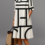 Ellie | Vestido midi elegante y de fácil cuidado