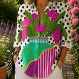 Amara | Floral Vase Blouse