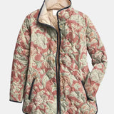 Naya | Chaqueta Vintage Floral Acolchada Casual