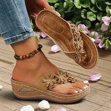 Sandalias Florales Confortables