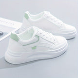 Zapatillas blancas elegantes de comodidad ligera