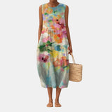 Carla™ | Elegante Vestido Midi Multicolor